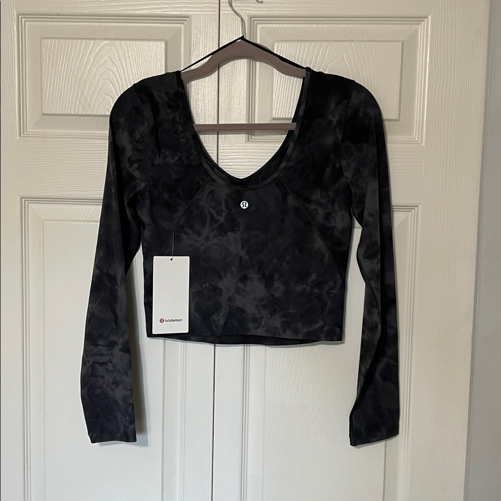 NWT Lululemon Align Long Sleeve Top - Crop size 8 - Picture 2 of 3